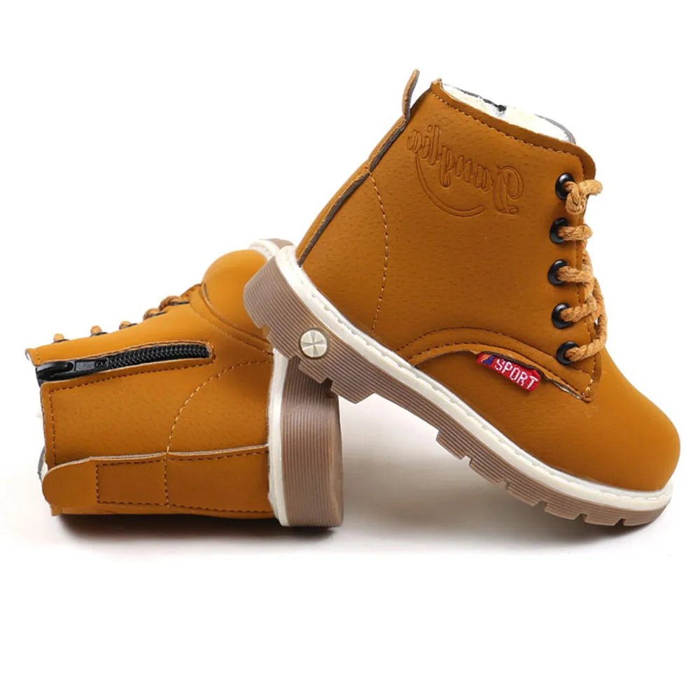 Детские теплые кроссовки для мальчиков и девочек детская повседневная обувь