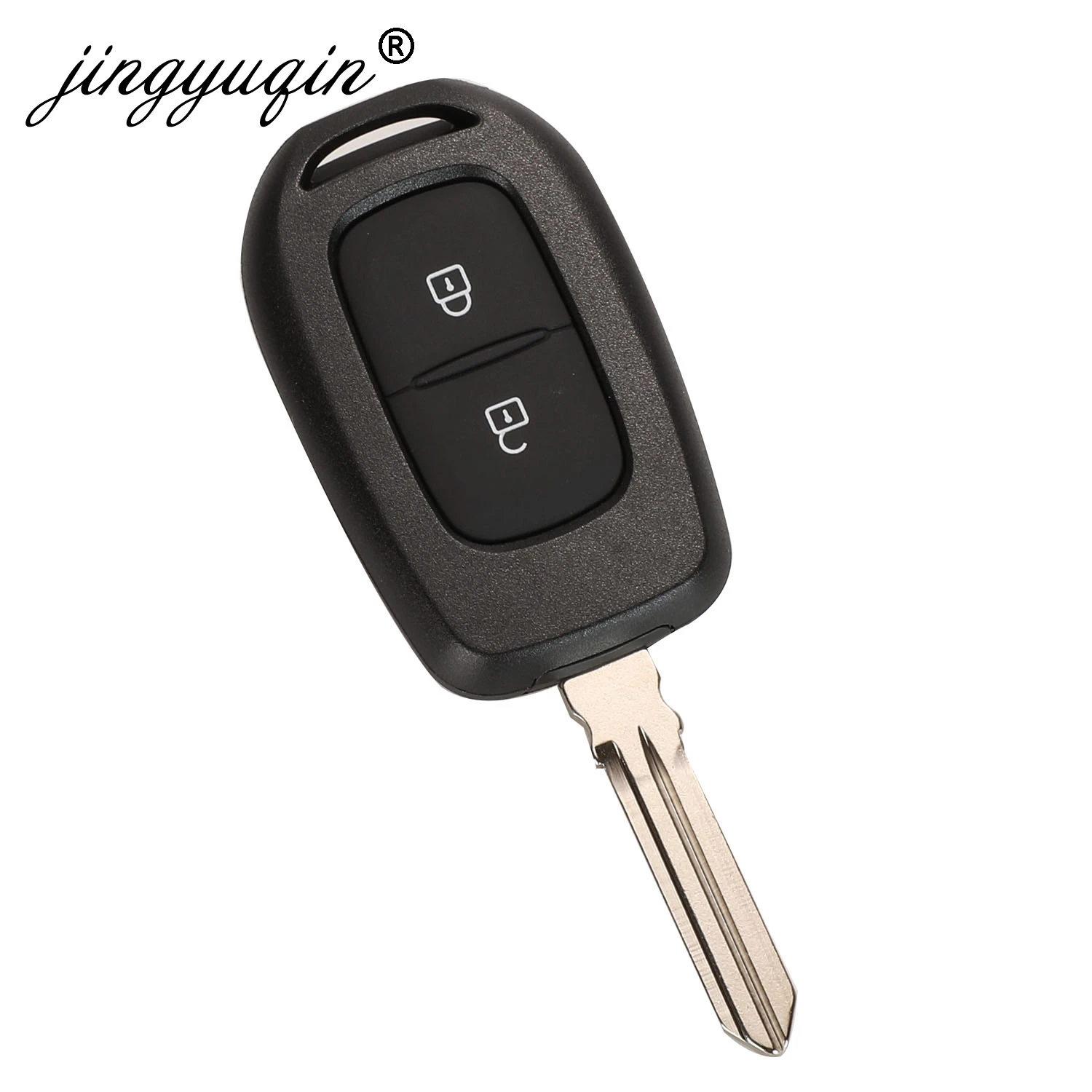 Jingyuqin 2 кнопки дистанционного ключа автомобиля оболочки брелок для Renault Sandero Dacia Logan ключ чехол Замена