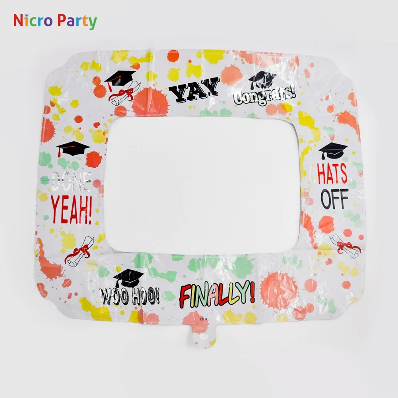 Nicro счастливый Выпускной YAY поздравляем WOO HOO наконец шляпы от фотобудки
