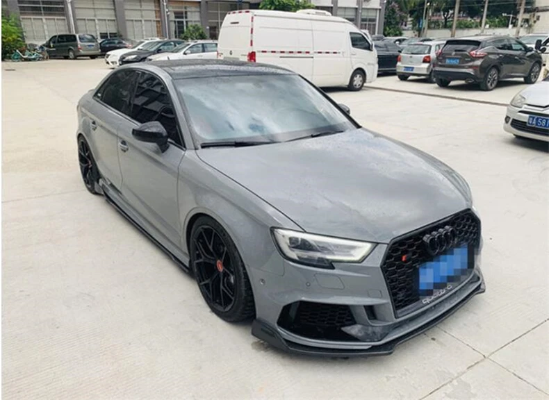 Комплект боковых юбки из углеродного волокна разветвители для губ отделочный