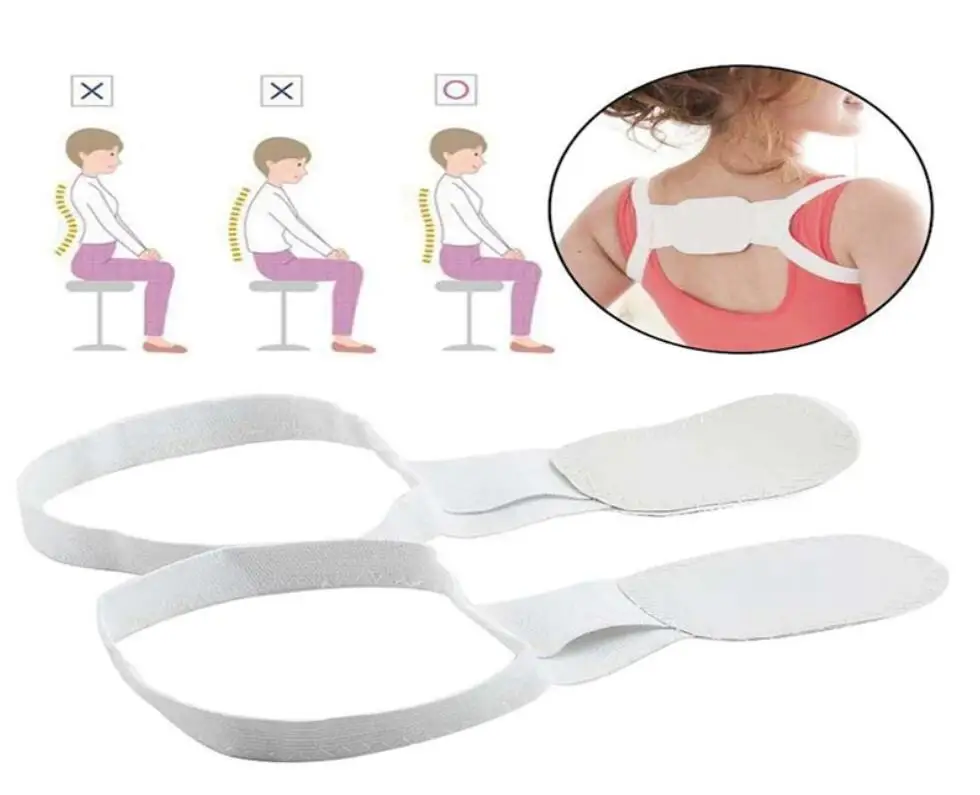 Корректор осанки позвоночника поддержка спины подтяжки пояс для плеч коррекция