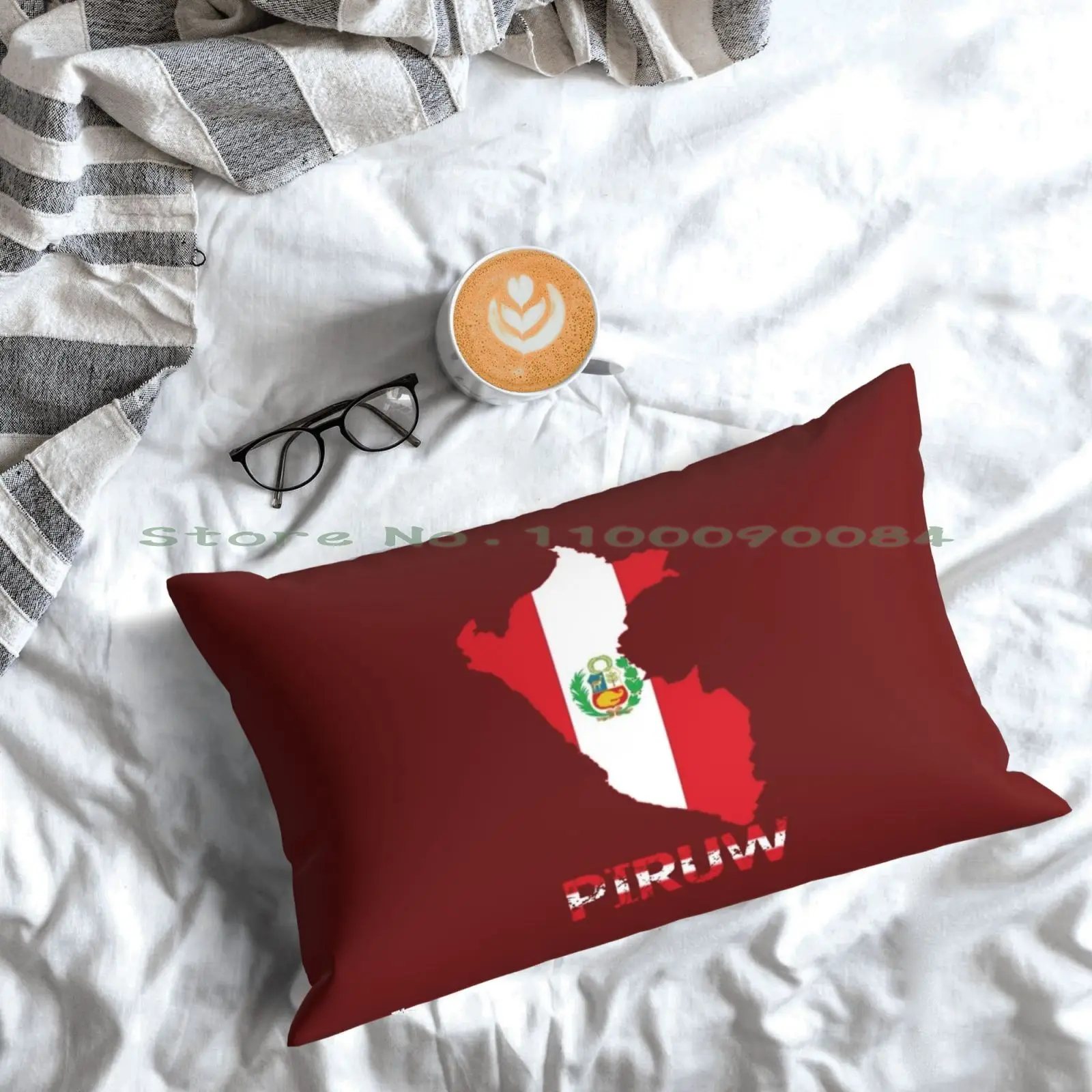 Надпись Carte Du Перу в Quechua Et Aymara Подушка Чехол 20x30 50*75 диванная спальня