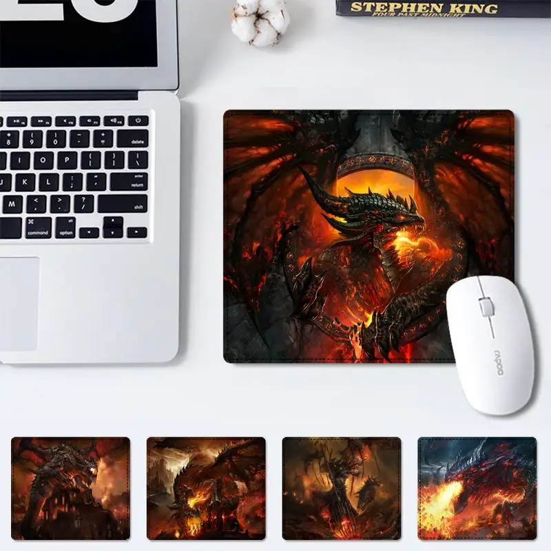 

Designer World of Warcraft Neltharion office Pad mouse non-slip pad player pad small size rubber Gaming mouse Pad office DeskMat