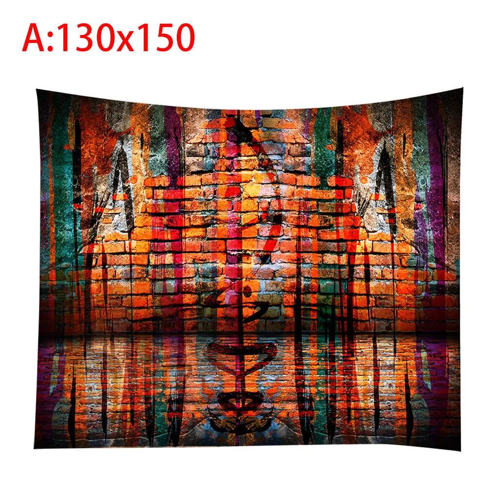 Винтажная карта мира настенные гобелены подвесной хиппи гобелен покрывало