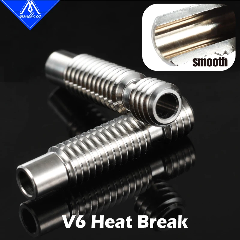 Нагревательный блок Mellow V5 и V6 металлический теплоразрыв для E3D HOTEND Vocano