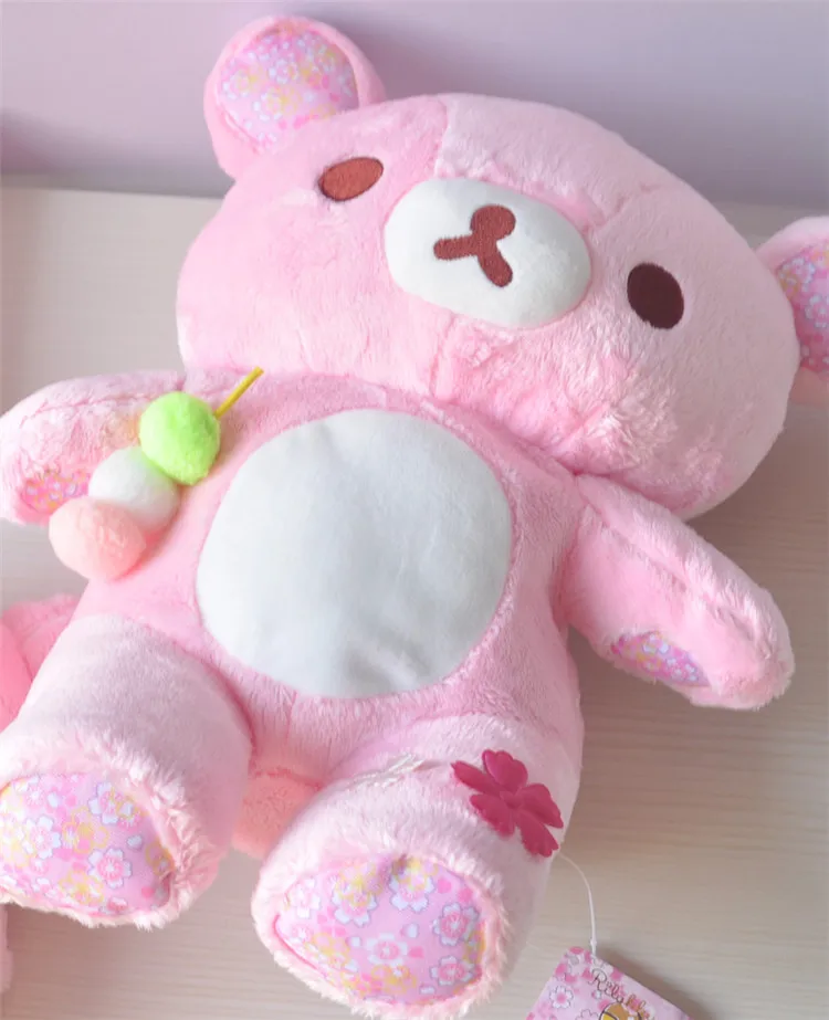 28 см Kawaii Sakura розовый медведь плюшевые игрушки Rilakkuma медведи кукла мягкий животные