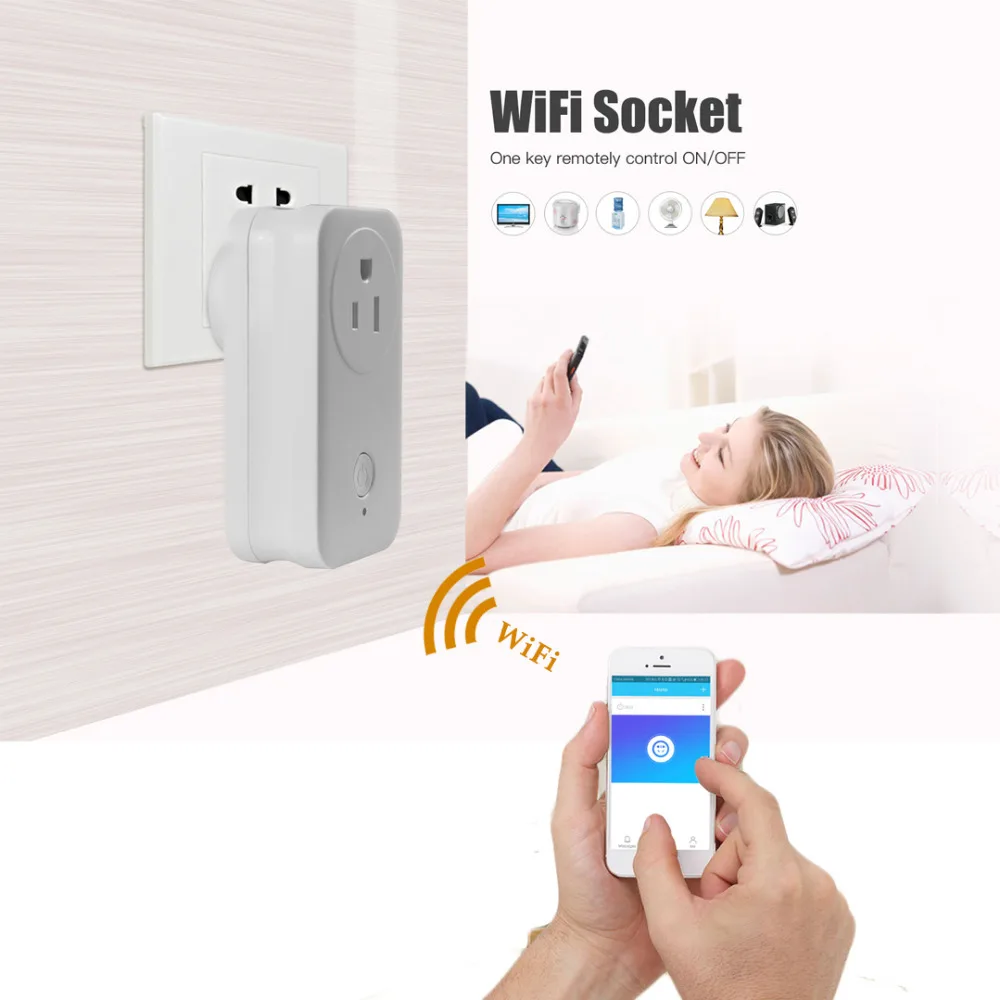 Vstarcam умная розетка Wi Fi 10A/15A управление приложением синхронизации через iOS Android