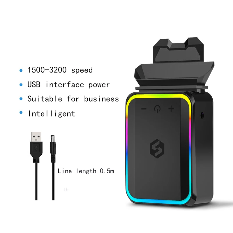 Вакуумный портативный кулер для ноутбука USB внешний охлаждающий вентилятор с