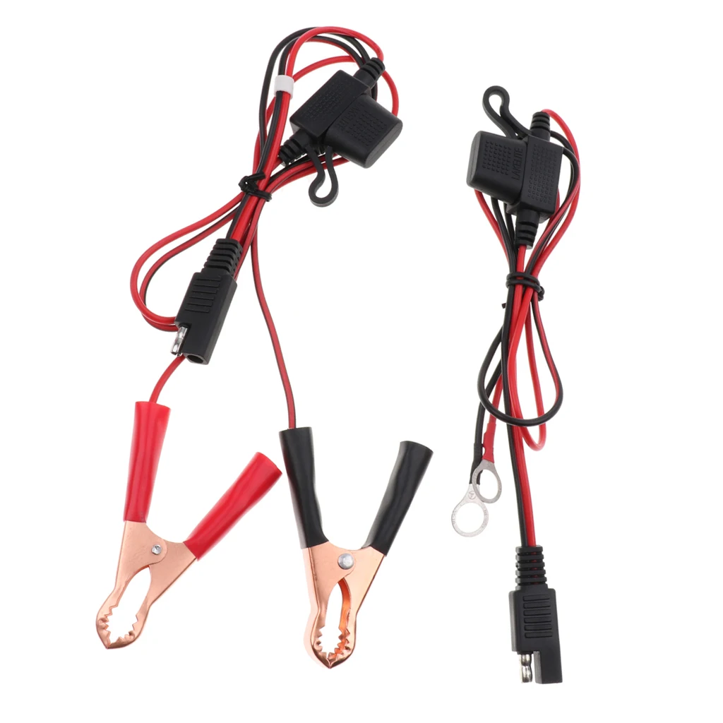 1 пара кольцевых зажимов типа Аллигатор для 2 контактных разъемов SAE| |