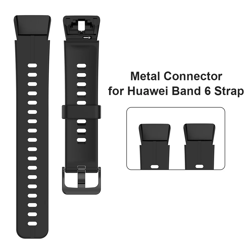 

For Huawei Band 6 Adapter Stainless Steel Lugs For Honor Band 6 Watch Strap Connector Adapter Replacement Bracelet Accessories