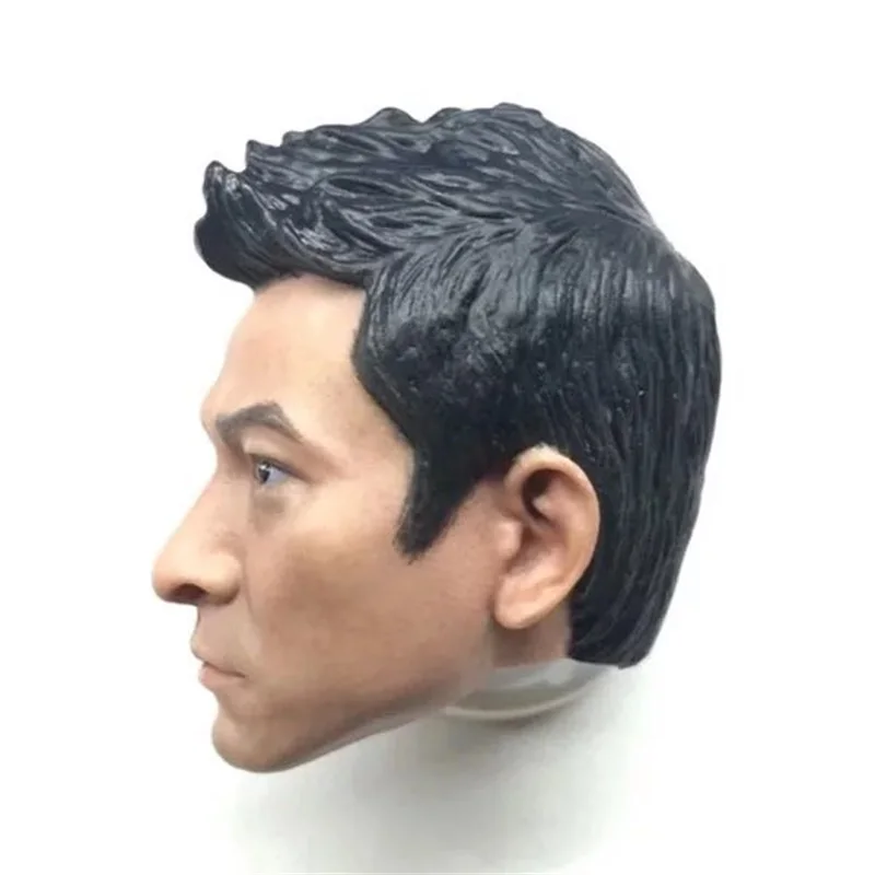

In Stock For Sale 1/6th Infernal Affairs Andy Lau Asian Superstar Male Head Sculpture For Usual 12inch Doll Action Figure