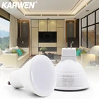 KARWEN Bombillas светодиодный светильник GU10 MR16 220V Светодиодный точечный светильник 3 Вт 6 Вт светодиодный вниз светильник потолочный светильник Lampara светодиодный лампы