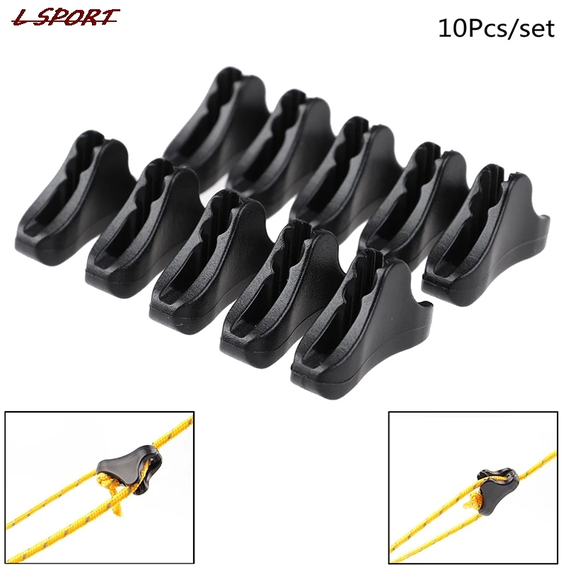 

10 Pcs/Set Windproof Tents Wind Rope Alligator Clip Outdoor Camping Wind Rope Clamp Awnings Plastic Clip Tents Accessories