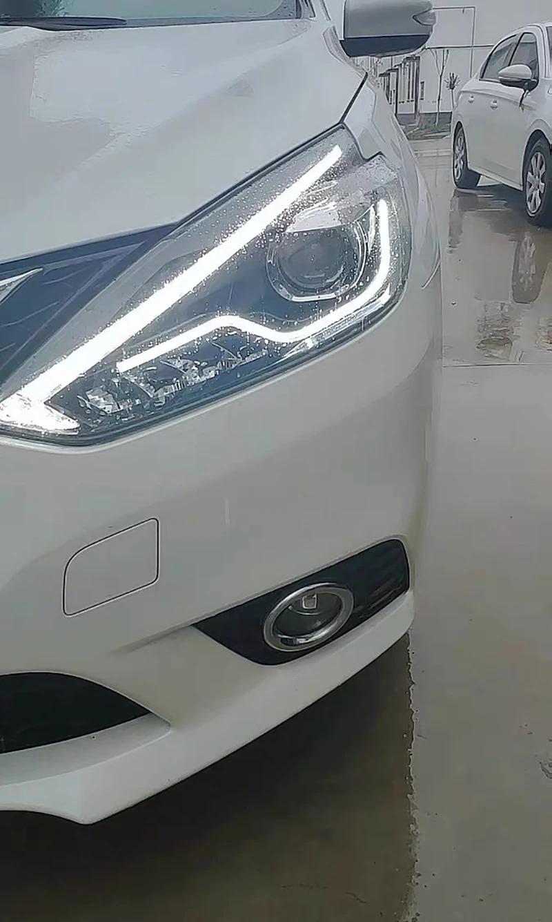 Светодиодный фары автомобиля Стайлинг для Nissan Sylphy 2016 2019 налобный фонарь
