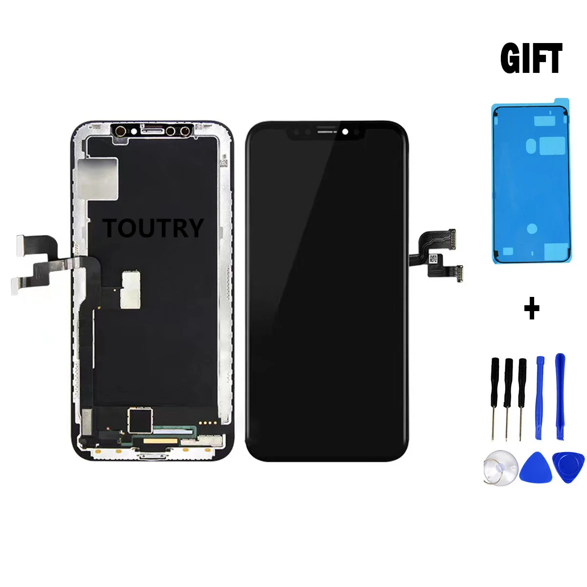 

Качественный сенсорный экран с дигитайзером в сборе, Замена для IPhone 6 6s 7 8 X Xs Max 11 11Pro XR, ЖК-экраны для телефонов