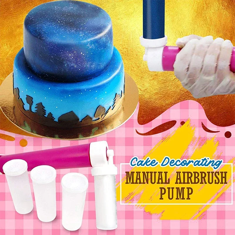 Cake Airbrush Reposteria Decorating Tools Supplies Dessert Pastry Tool Spray Gun Kitchen Baking Accessories | Дом и сад
