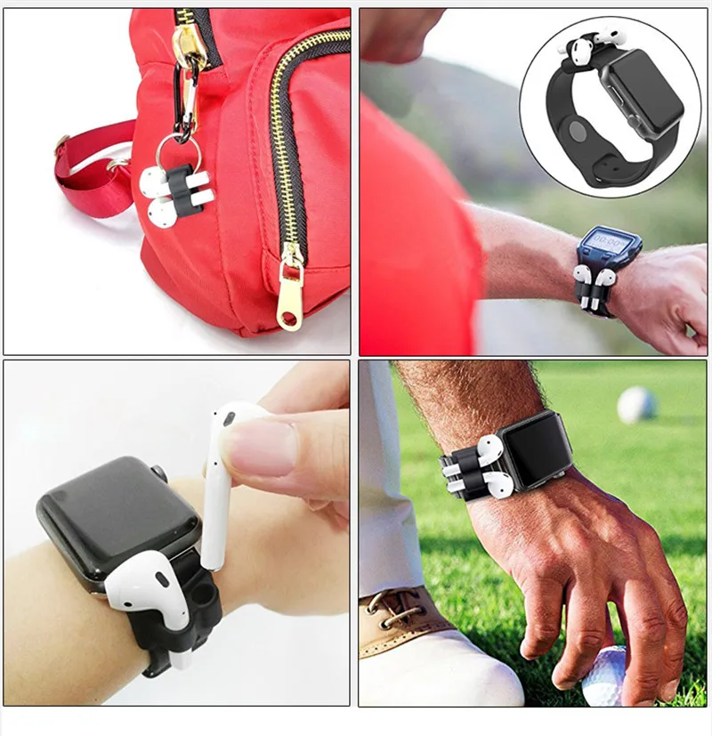 

Mini Soft Silicone Case For Apple Airpods Protective Cover Shockproof Cover Earphone Capa for Air Pods Protector Case