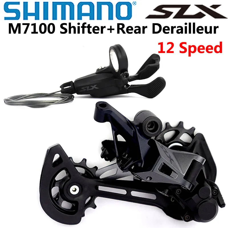 Переключатель передач SHIMANO DEORE SLX 12 Скоростей задний переключатель M7100 1x12 SL + RD