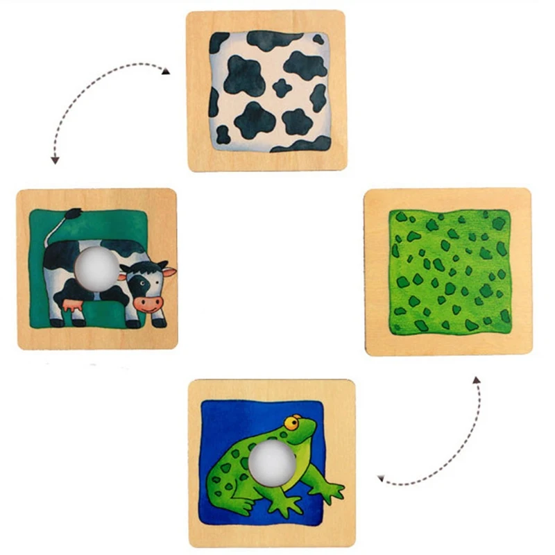 

Early Childhood Interactive Desktop Animal Fur Skin Pattern Matching Cognitive Toys Puzzle Enlightenment Learning Toy