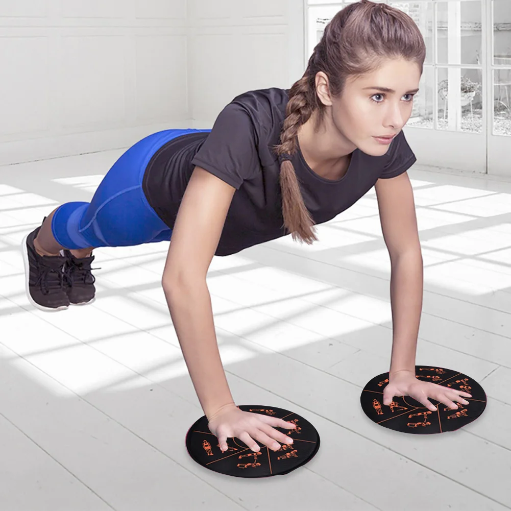 Комплект из 2 предметов Спортивная Core тренировки йоги Фитнес слайдер скользящий