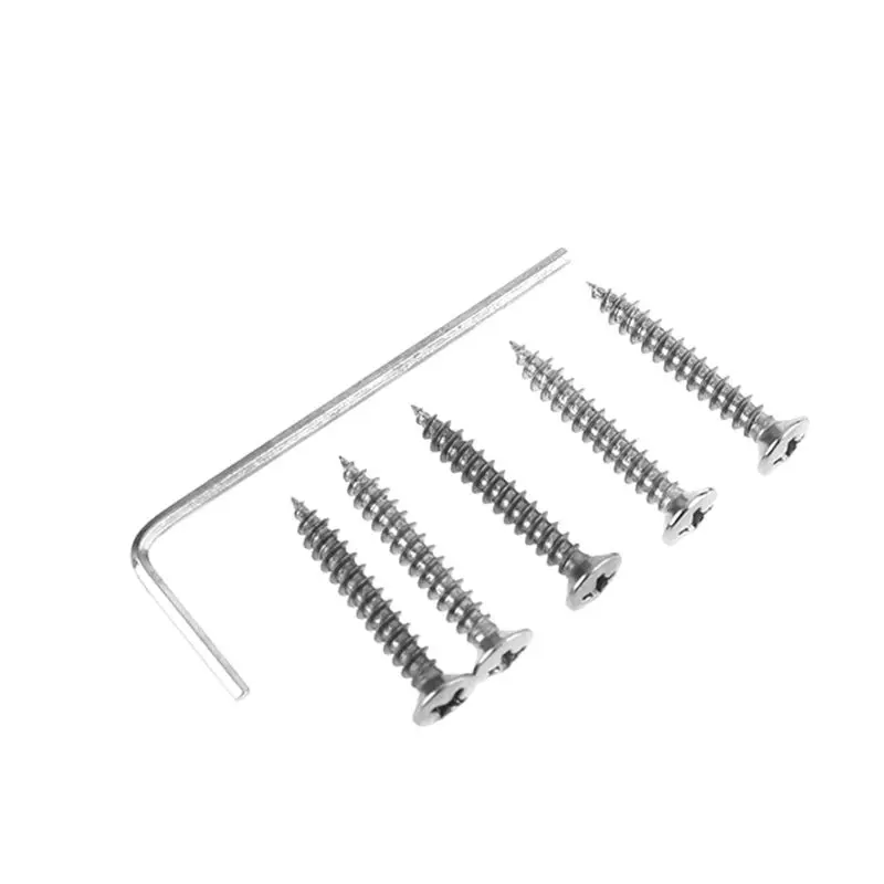 

FIXED HardTail 6 String ELECTRIC GUITAR BRIDGE TAILPIECE & Wrench Metal 87HF