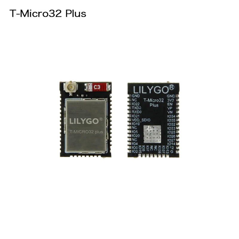 

Lilygo®T-Micro32 Plus 8Mb Flash 2Mb Psram ESP32