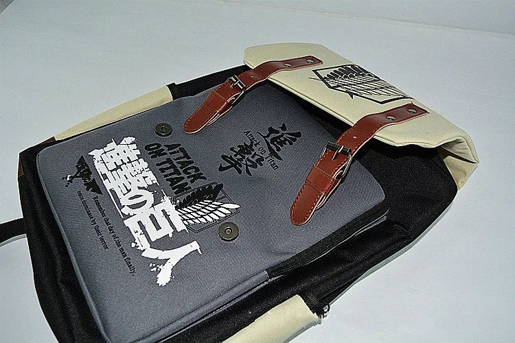 Рюкзак для косплея Attack On Titan школьная сумка через плечо с мультипликационным