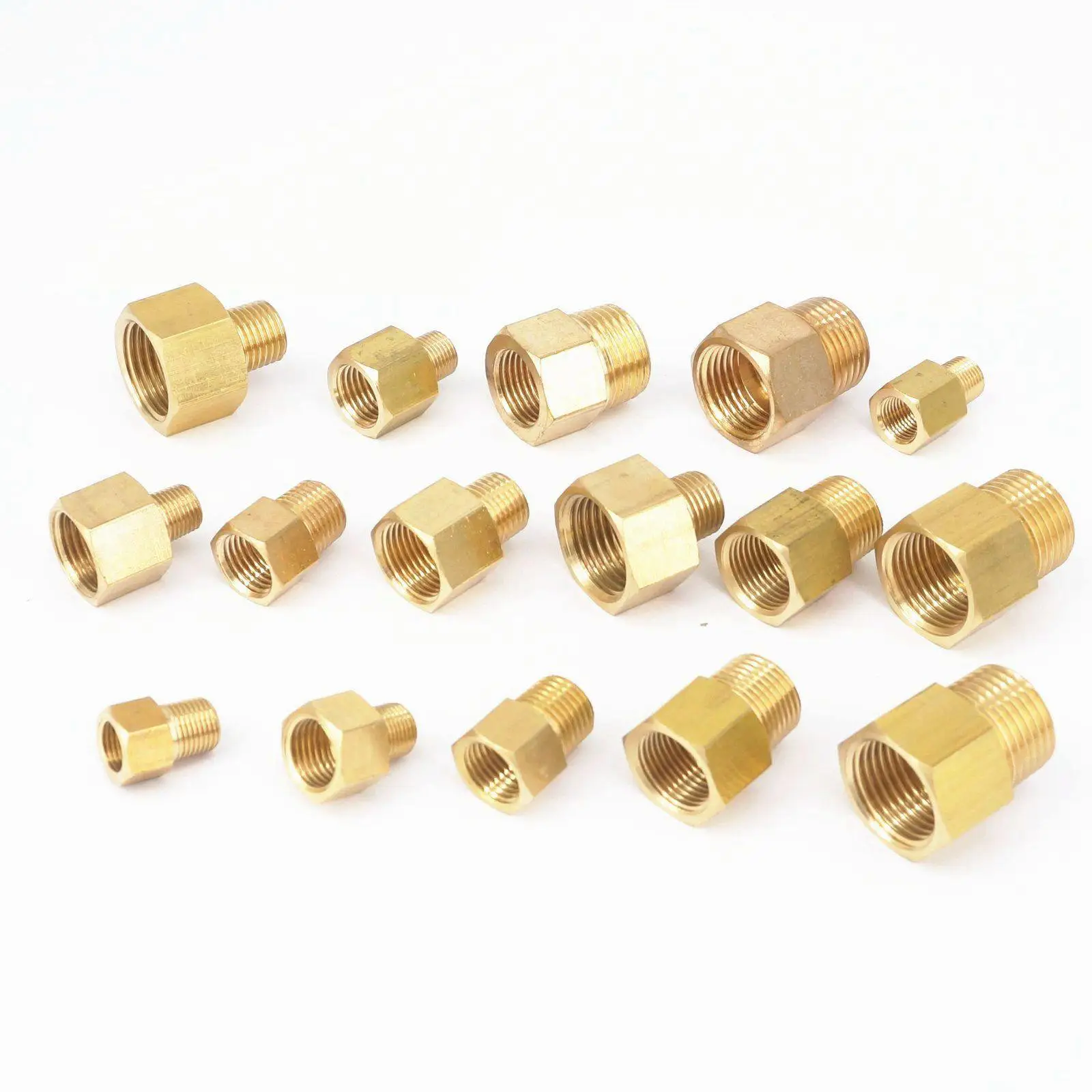 Переходник для трубы 1/8 &quot1/4&quot 3/8 &quotNPT&quot Мама папа BSP латунный фитинг манометра