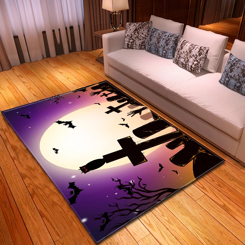 Коврик для гостиной на Хэллоуин ковры декор вечеринки напольный коврик коврики