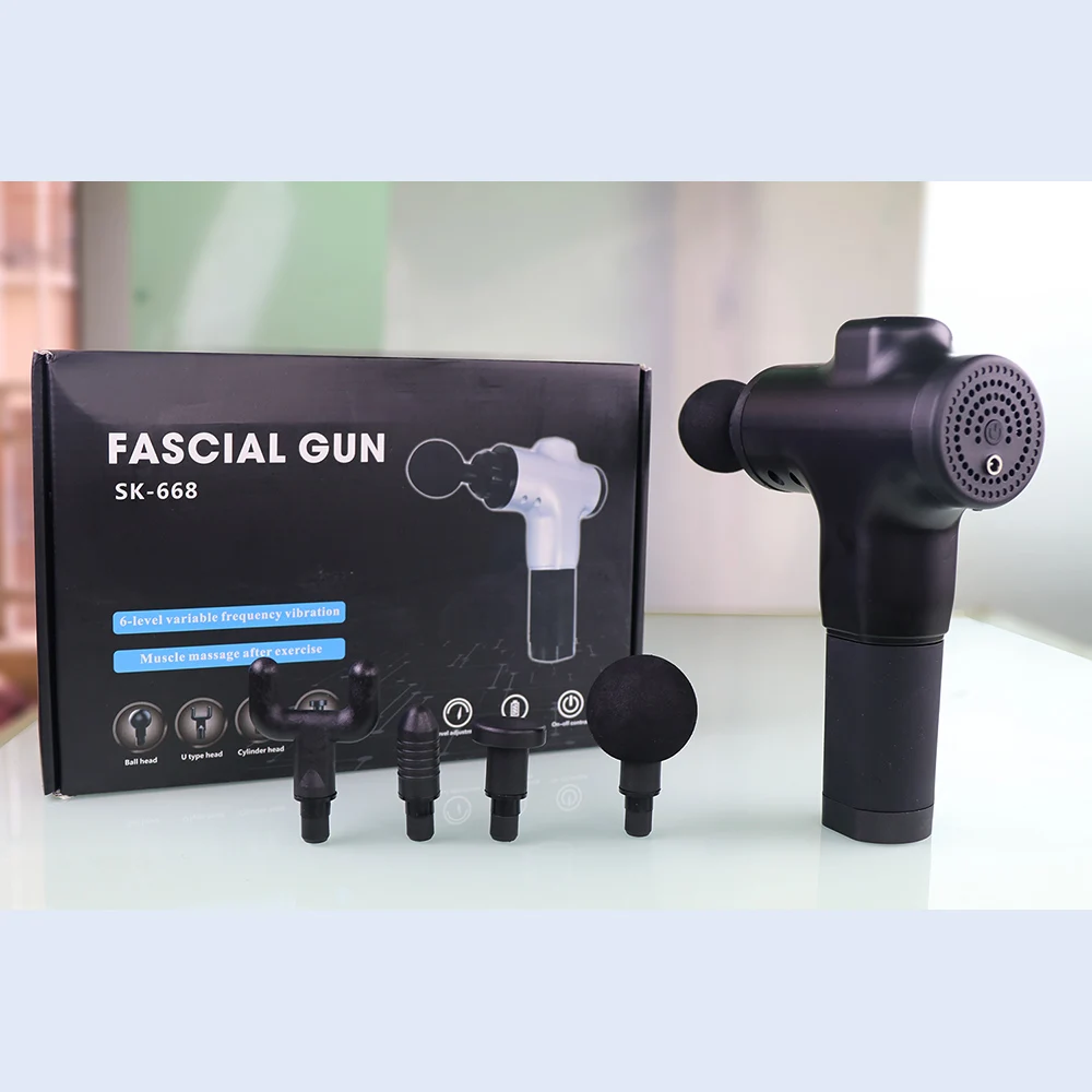 GraySwan fascial gun Level30 muscle massager pain body relaxation slimming shaping relief heads with bag massage | Красота и здоровье