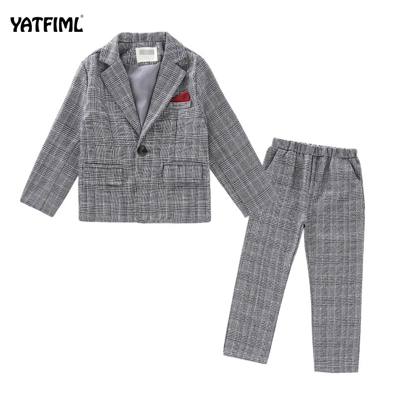 YATFIML одежда костюмы для девочек на свадьбу детское британское платье день