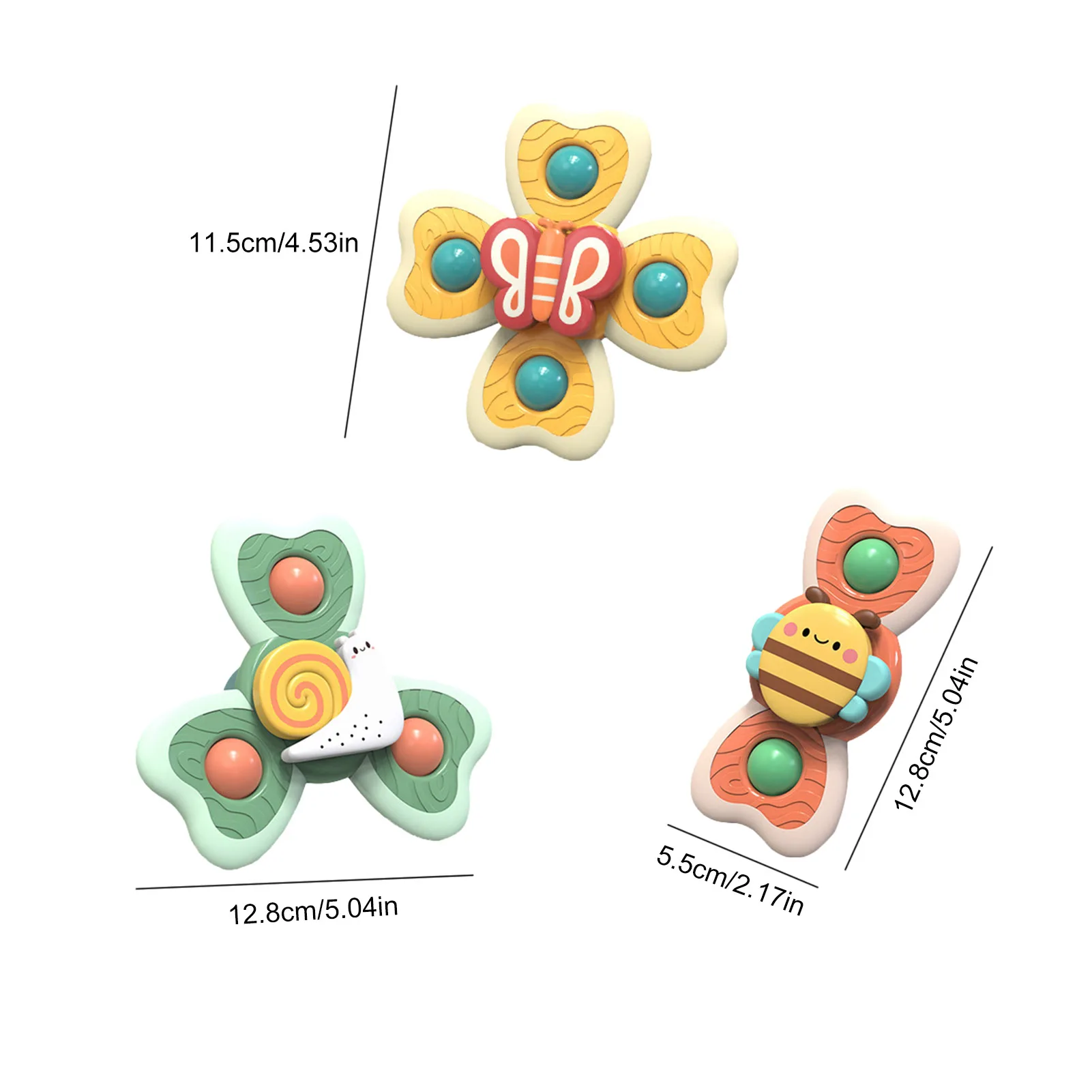 

Spinning Top Children Classic Toy Flower Wooden Spinning Top Traditional Intelligence Development Educational Wooden Toddler Toy