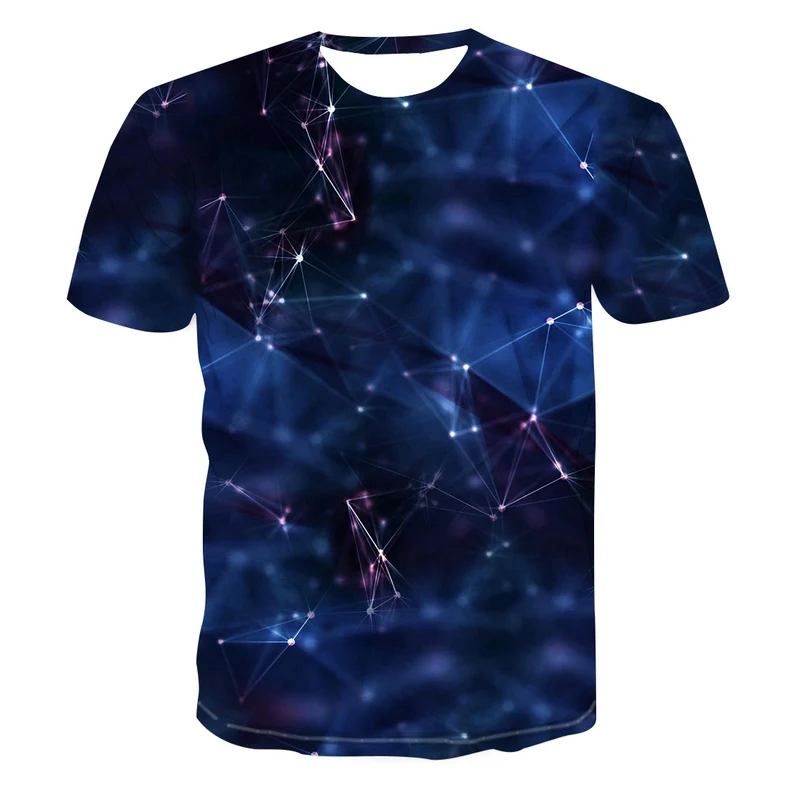 

Cool T-shirt men's 2021 summer latest fashion men's oversized T-shirt 3D anime baroque print round neck short-sleeved casual top