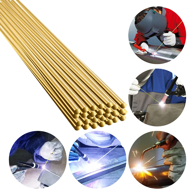 10Pcs 1.6MM/2MM Brass Welding Rod Phosphorus Copper Wire Electrode Soldering | Инструменты