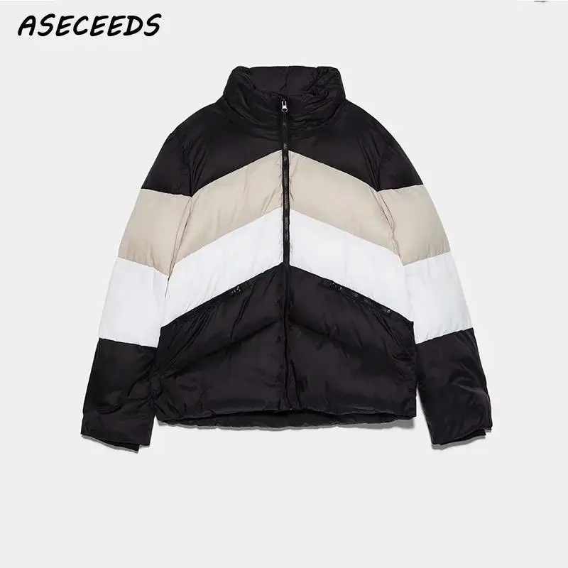 Винтажная Черная куртка бомбер в стиле пэчворк с цветными блоками женские куртки