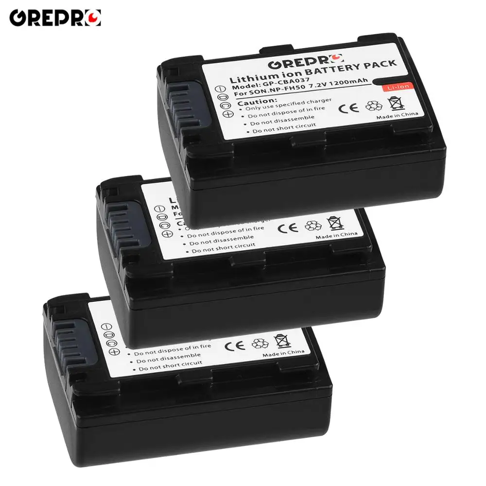 2 шт. NP-FH50 NP FH50 NPFH50 батарея + ЖК-зарядное устройство USB для Sony HX1 HX100 A230 A290 A330 A390 CX100E