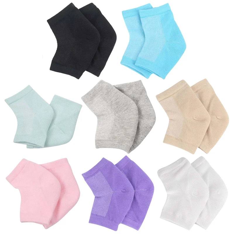 

1pair New Gel Heel Socks Moisturing Spa Gel Socks Feet Care Cracked Foot Dry Hard Skin Protector Wholesale or Retail