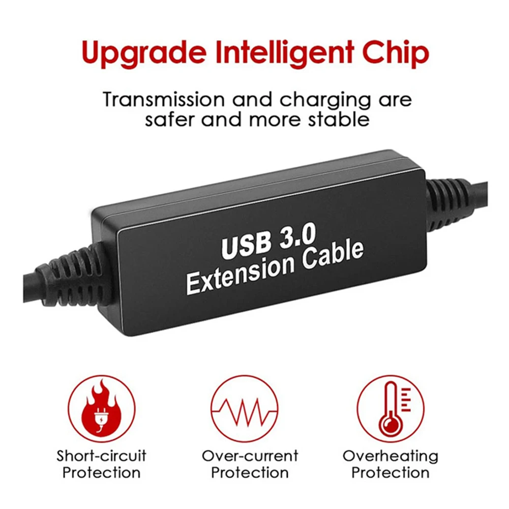 

26ft VR Game USB3.1 Link Cable High Speed With Signal Booster For Oculus Quest 2