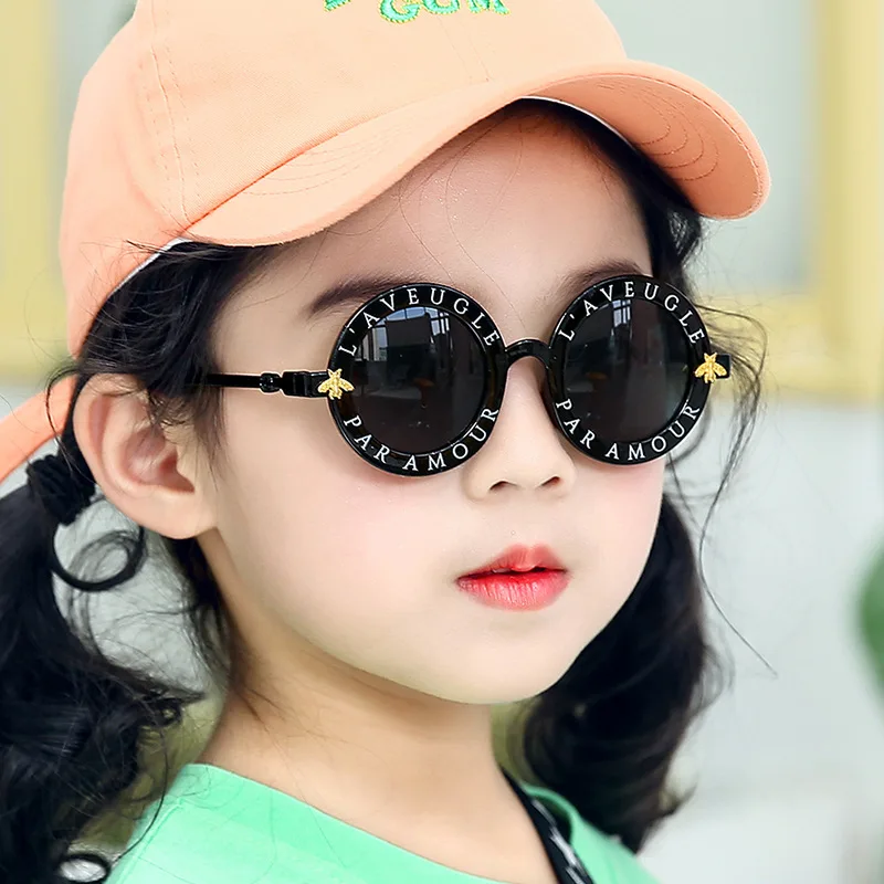 

Baby Girls Boys Kids Sunglasses Best Sellers Print Hot Round Lens Thin Frame Sun Glasses Children Outdoor Leisure Beach Eyewear