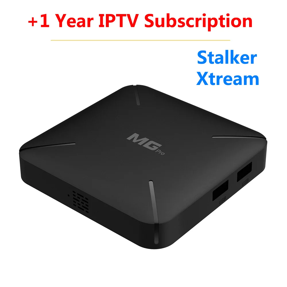 add 1 year IPTV MG PRO Linux Smart tv Box с 1 год IP tv подпиской для Italia Франция испанско-португальский Nederland Польша арабский, английский Канада - Цвет: add 1 year IPTV