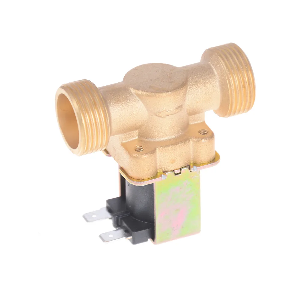 

New 3/4" NPSM 12V DC Electric Solenoid Valve Slim Brass Gas Water Air Normally Closed 2 Way 2 Position Diaphragm Valves