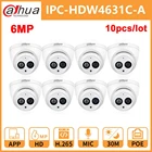 Сетевой видеорегистратор Dahua купольная ip-камера безопасности Камера DH-IPC-HDW4631C-A 6MP CCTV IR30M Ночное видение Встроенный микрофон IP67 камера видеонаблюдения Onvif Камера для дома