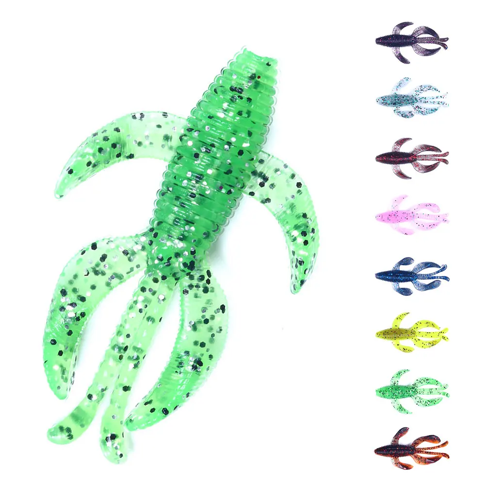 

Мягкая силиконовая приманка для ползания, 5,5 см, 7,5 см, 3,5 г, 6,5 г