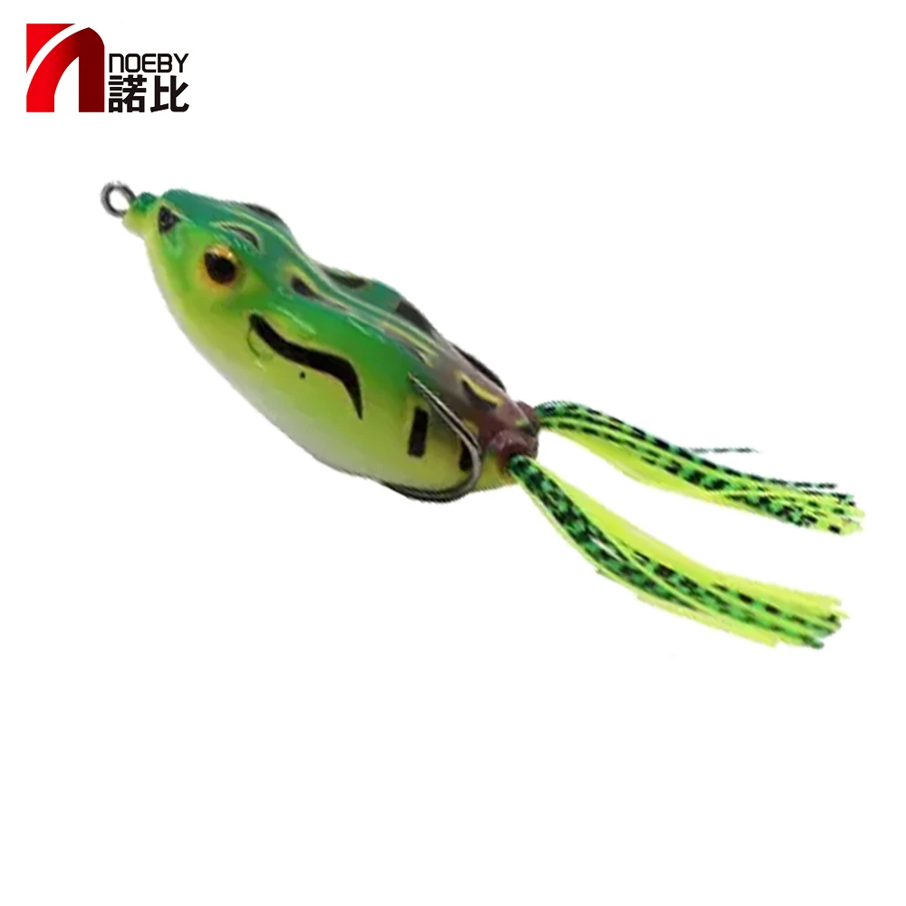 NOEBY мягкая рыболовная приманка лягушка скрытый крючок верхняя вода плавающая для