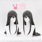 Мошенник не мечтает о кроличьей девушке Senpai Sakurajima Mai косплей парик жар Синтетические длинные прямые седые волосы парики + парик Кепка