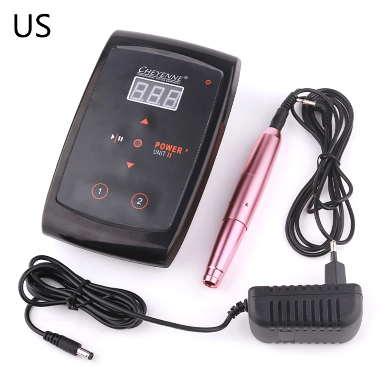 

US/UK/EU/AU Plug Professional Permanent Makeup Machine Kit Eyebrow Tattoo Machine Eyebrow Tattooing Pencil for Microblading Tool