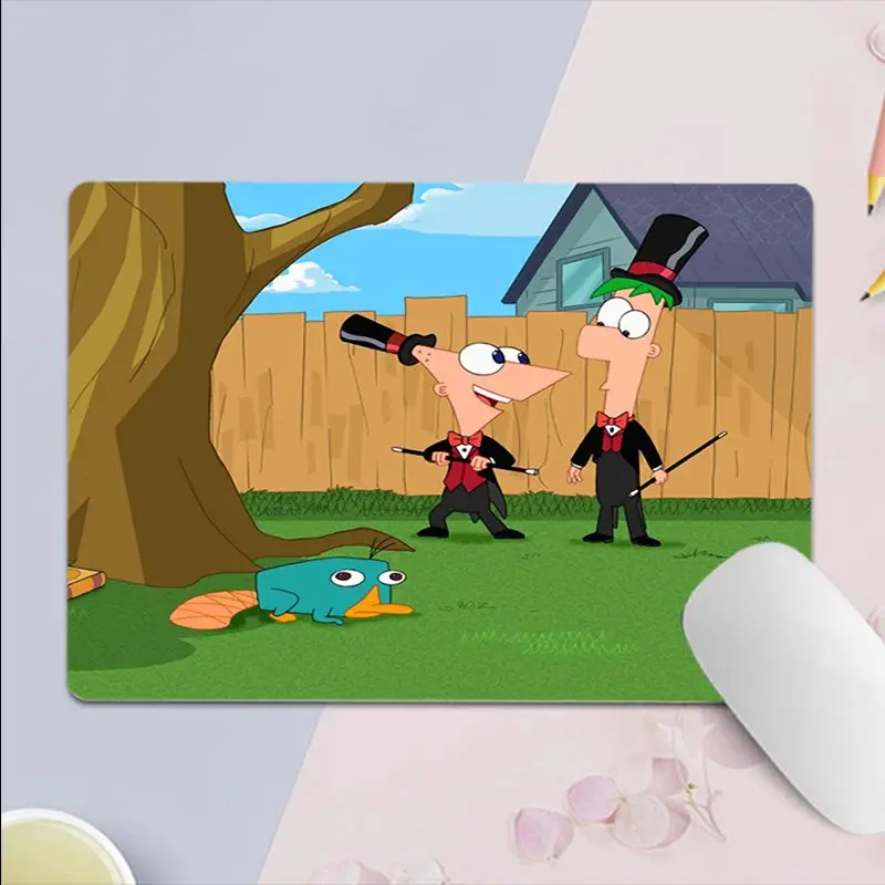 

New game Disney Phineas And Ferb High Speed New Mousepad Smooth Writing Pad Desktops Mate gaming mouse pad