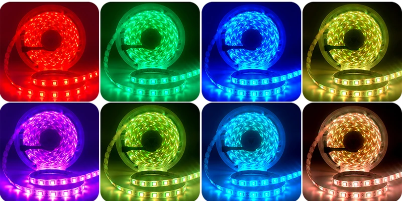 5 м 10 м 15 м водонепроницаемый светодиодный RGB ленточный светильник SMD 2835 5050 светильник с дистанционным управлением адаптер питания RGB Fita ленточный светильник светодиодный комплект лент