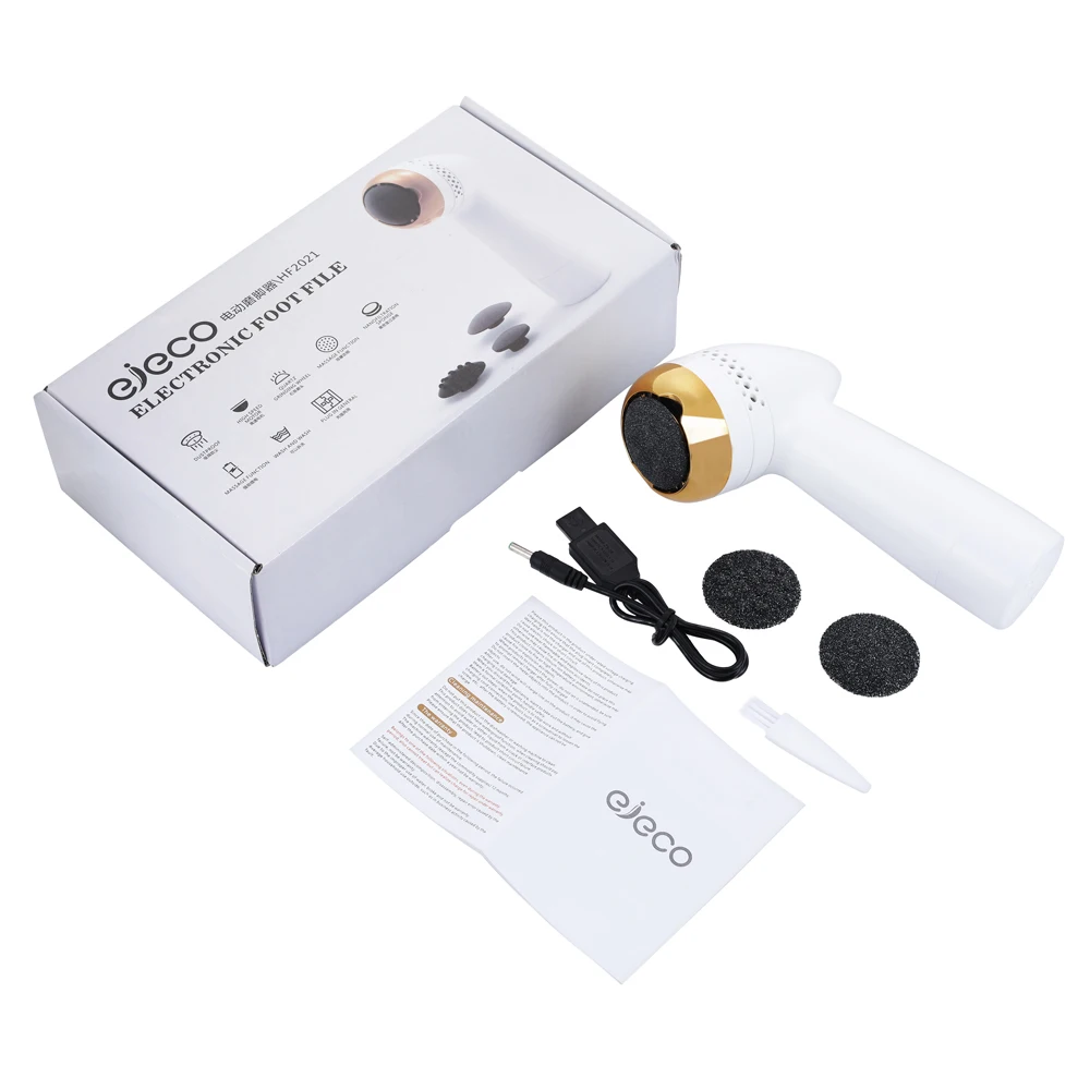 

2020 Foot Grinding Machine Smooth Feet Hard Cracked Skin Trimmer Pedicure Device Rechargable Callus Remover Foot File Grinder