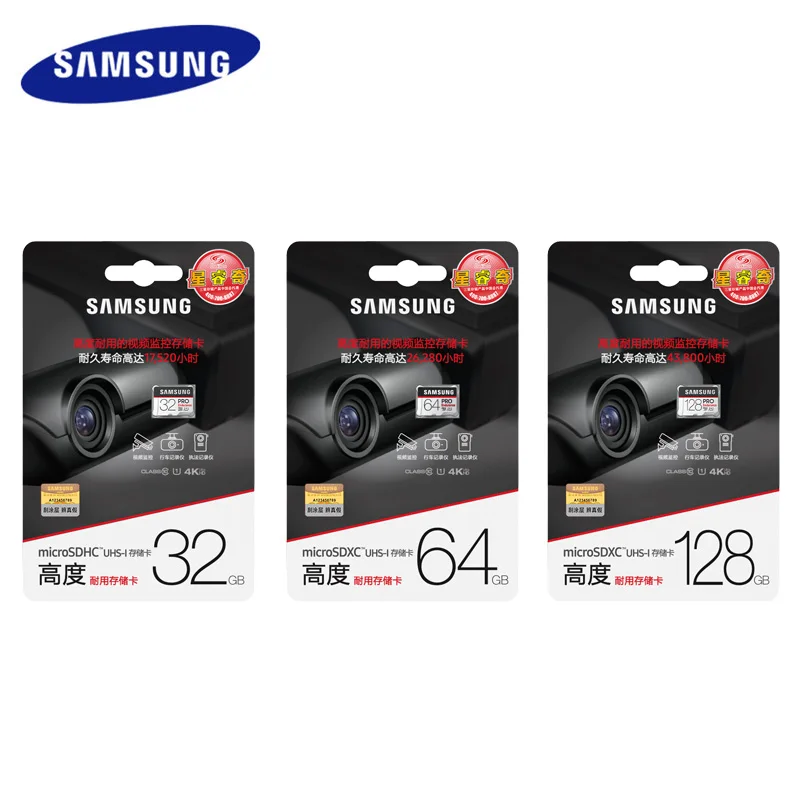 SAMSUNG PRO Micro SD 128 ГБ 32 ГБ 64 Гб U1 4K класс 10 карта памяти 32 64 Гб Micro SD карта SD/TF флэш-карты microSD карта для телефона